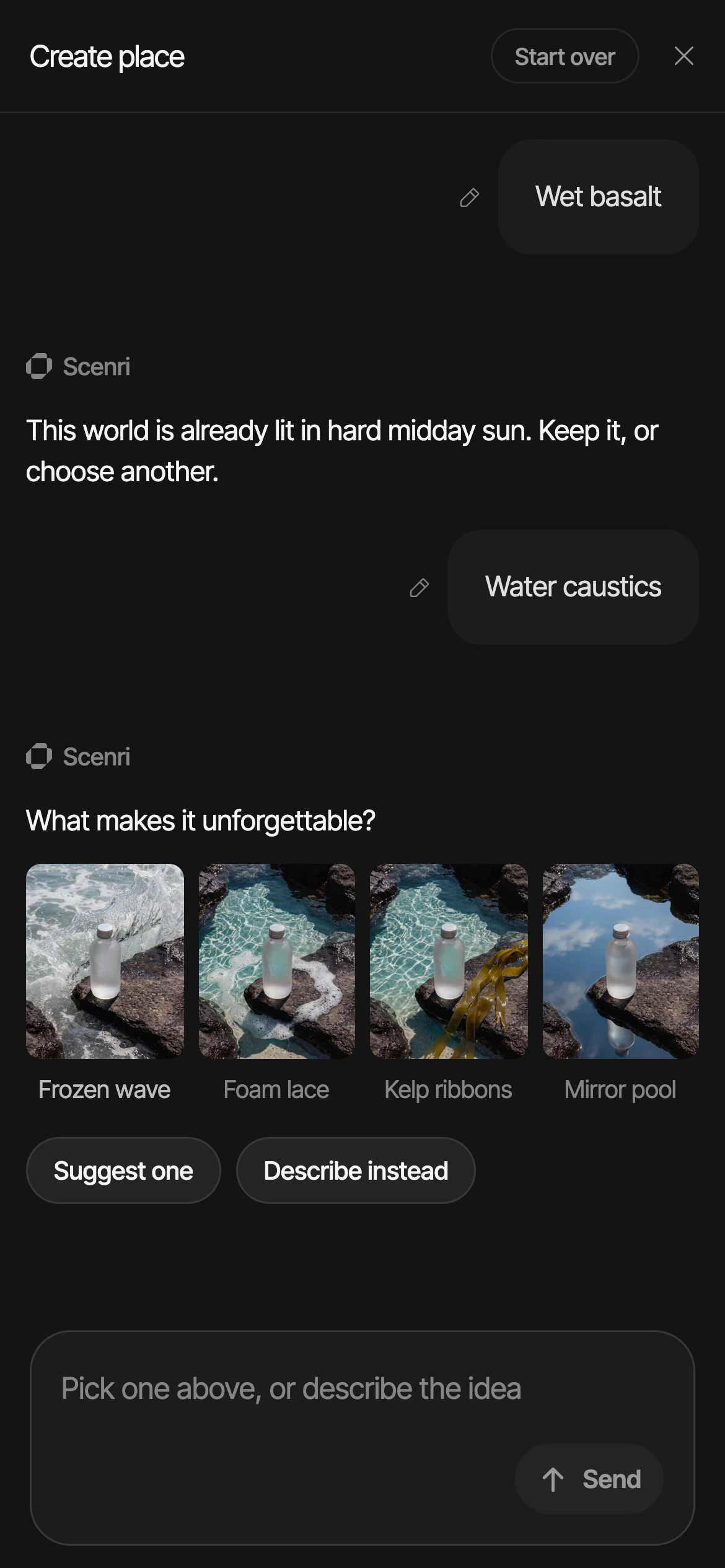 Making a place in 0.22: What makes it unforgettable? with four pictured ideas